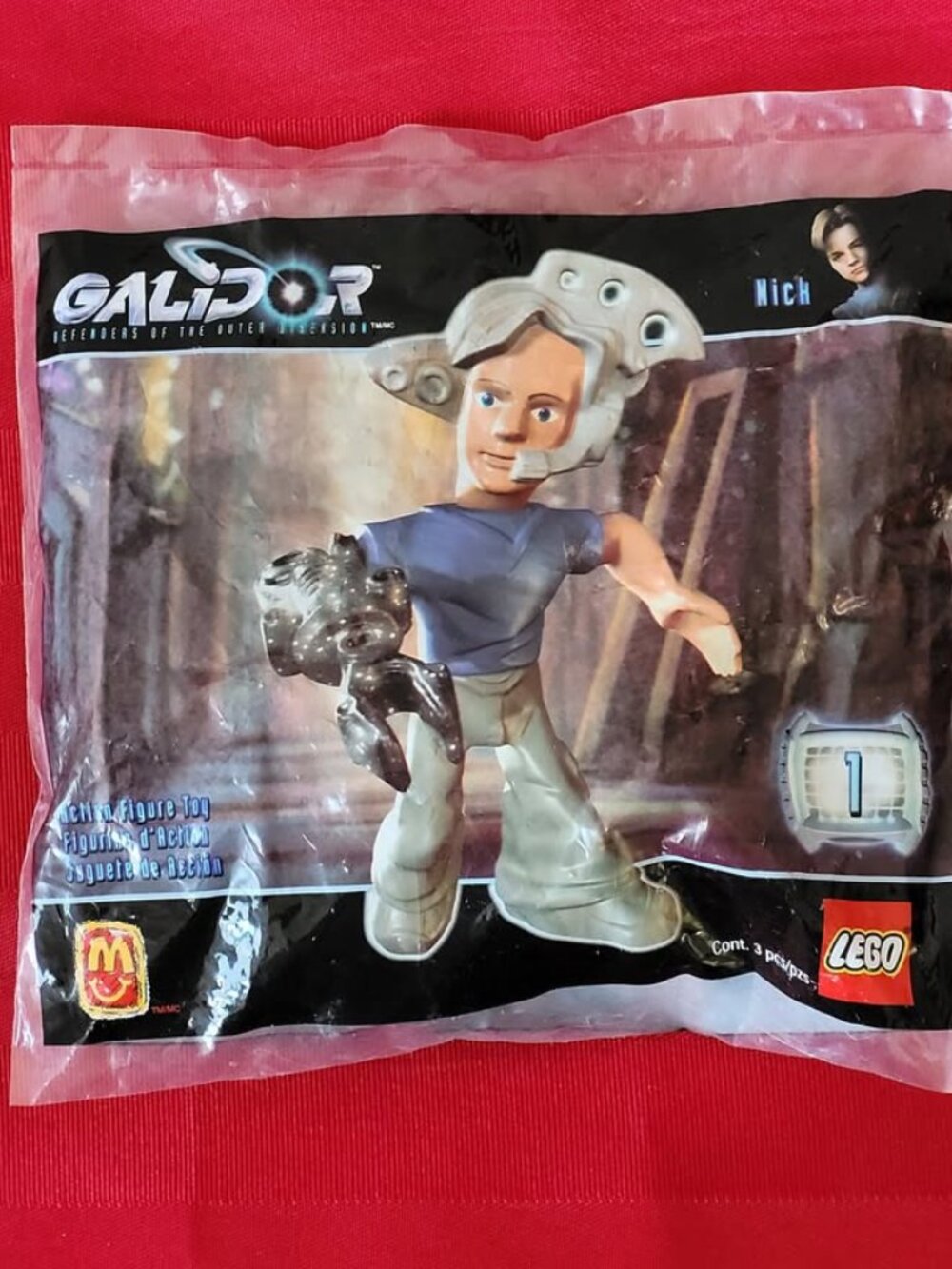 2002 LEGO, NICHOLAS BLUETOOTH FROM GALIDOR, #1, MINT IN THE PACKAGE!!!